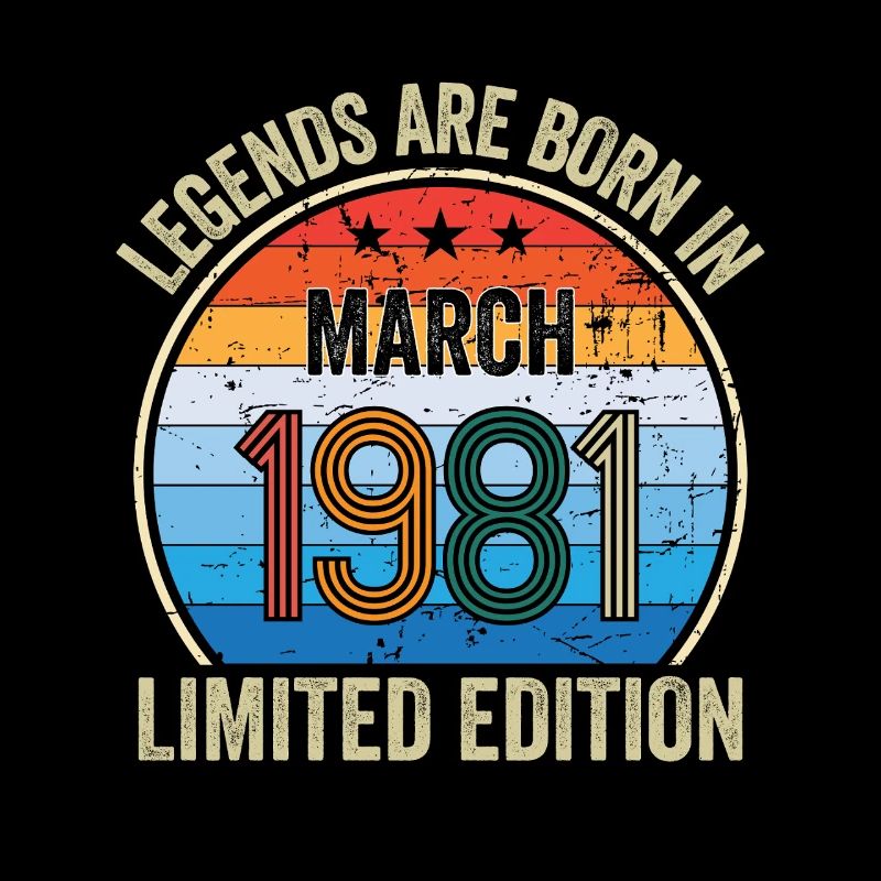 Legends Are Born In March 1981 Edition Limitée
