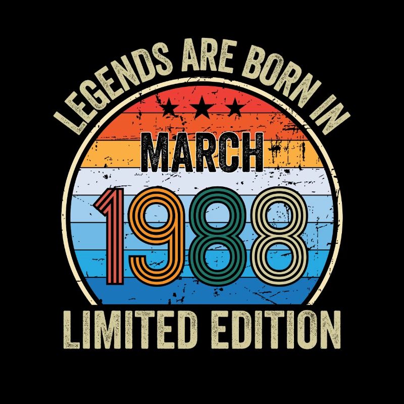 Legends Are Born In March 1988 Édition limitée