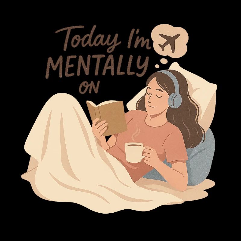 Mentally on Airplane Mode – Cozy Shirt for Introve