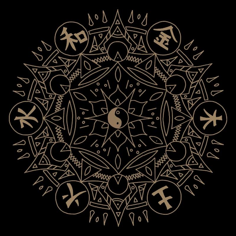 Five elements - Mandala made with Love