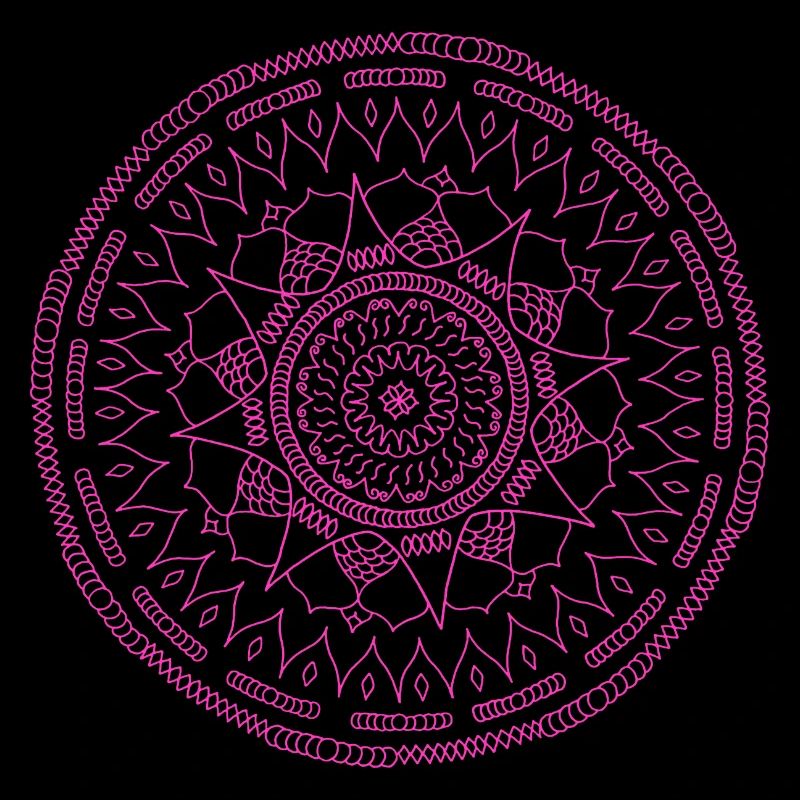 Akashic Field rosa - Mandala made with Love