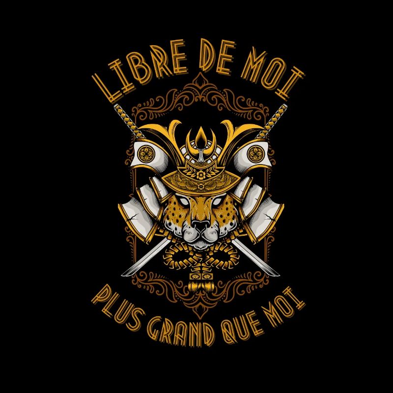 Libre de Moi chat guépard jaguar samouraï