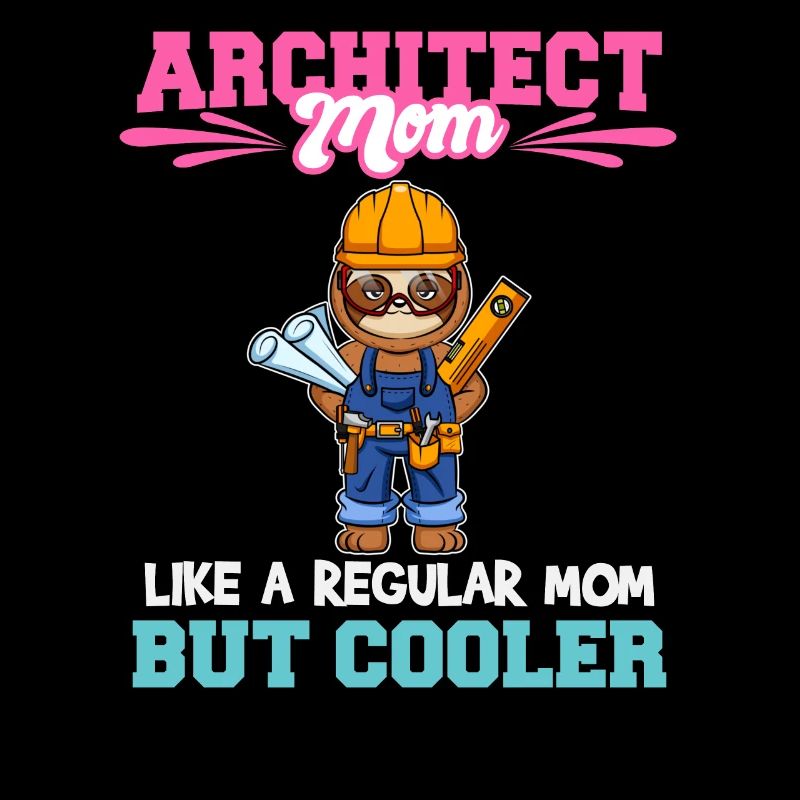 Architecte Maman comme une maman régulière mais plus cool