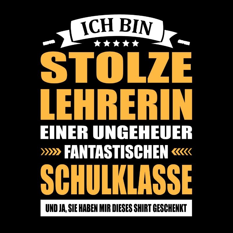 Ich Bin Stolze Lehrerin Abschied Schulklasse