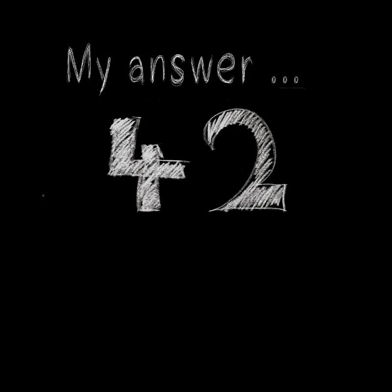 Keep Calm the Answer is 42