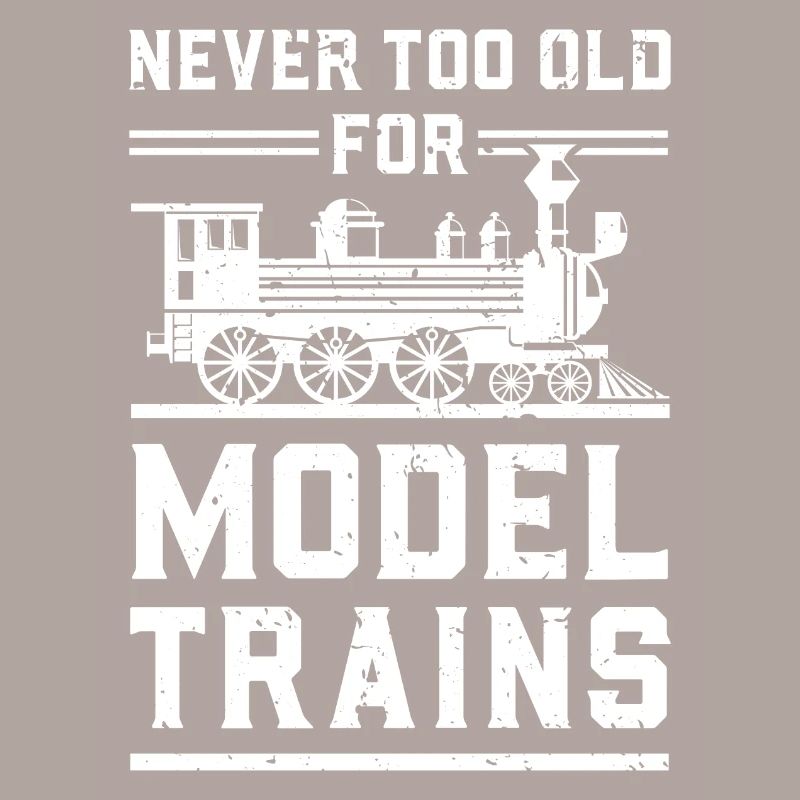 Never too old for model trains