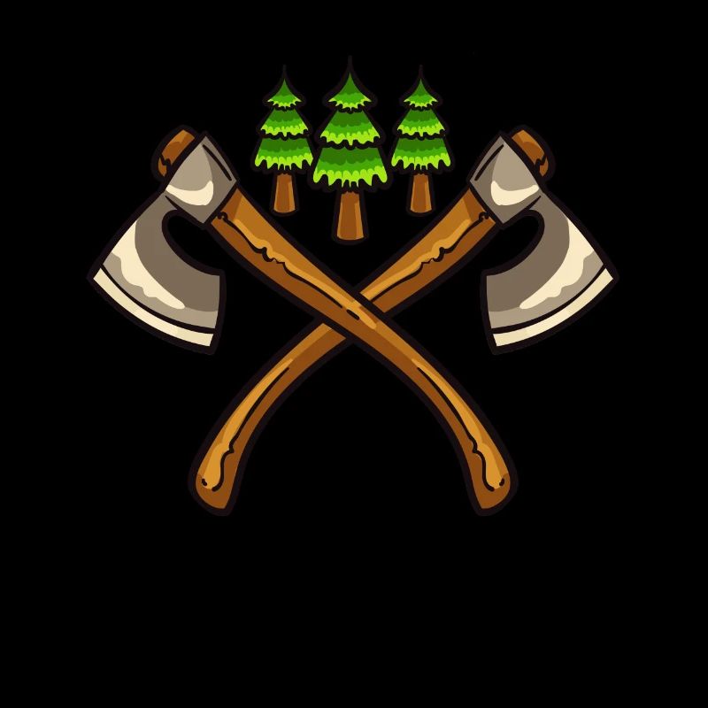 Forêt de bûcherons forestier