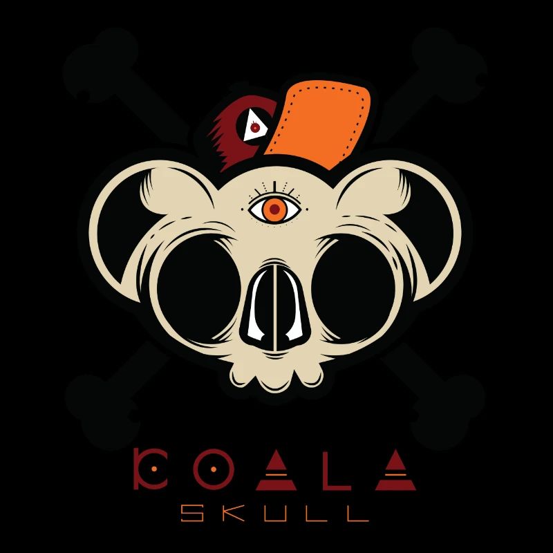 Koala-Schädel