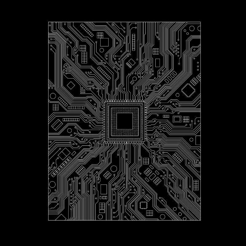 Circuit from the computer - board