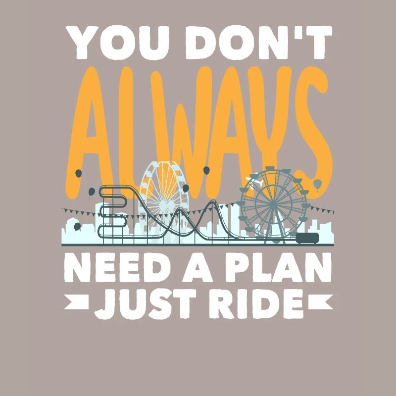 Roller coaster just start riding Plan not necessary