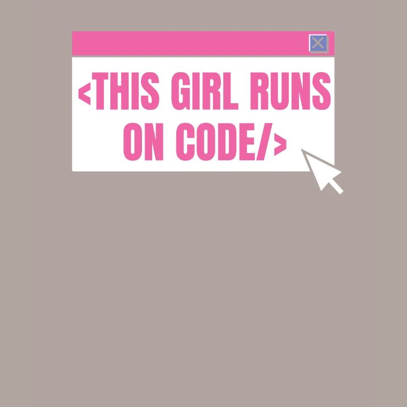 Développeur Coder Programmeur Girl