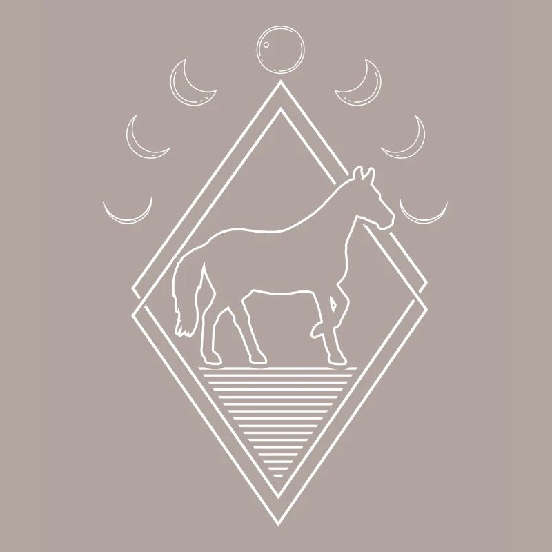 Horse Equestrian Moon Phases