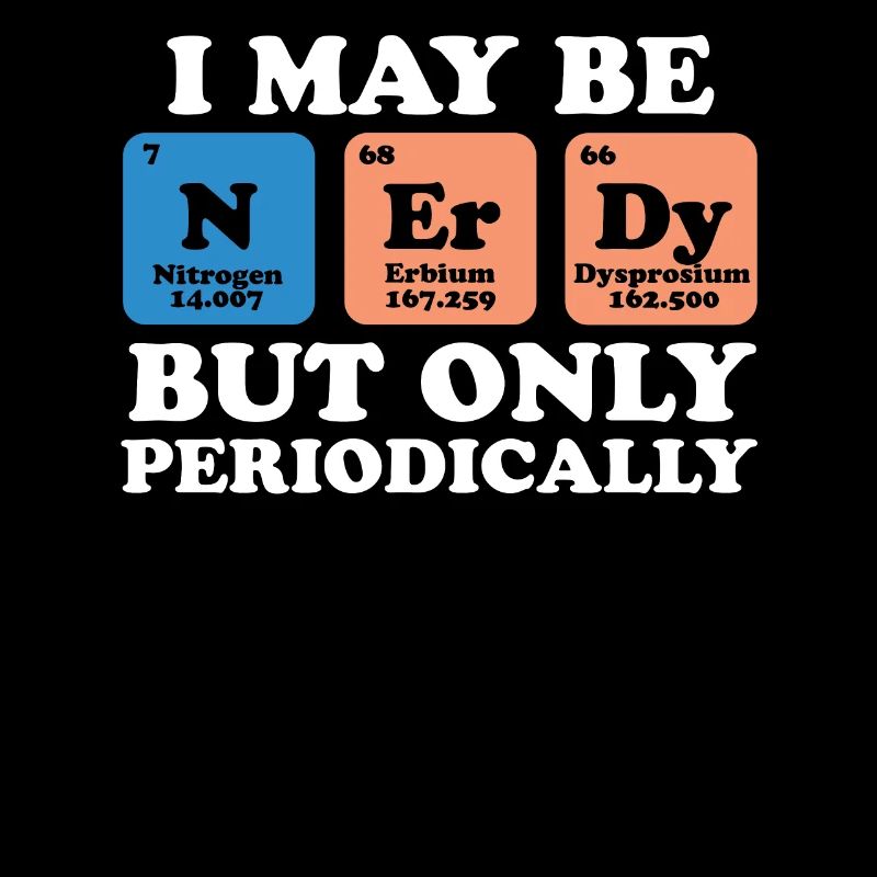 Nerdy Periodensystem