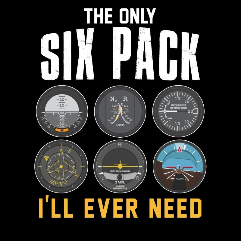 Six Pack Pilot Flugzeug
