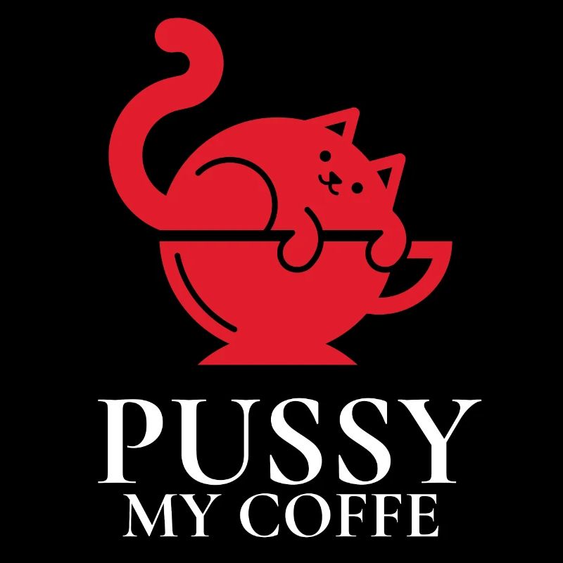 Pussy My Coffe Tee Shirt Gift idea