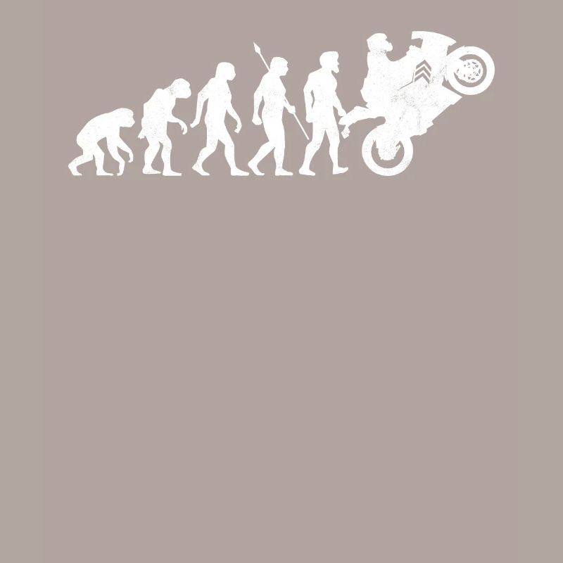 Biker Motorcyclist Motorcycle Evolution