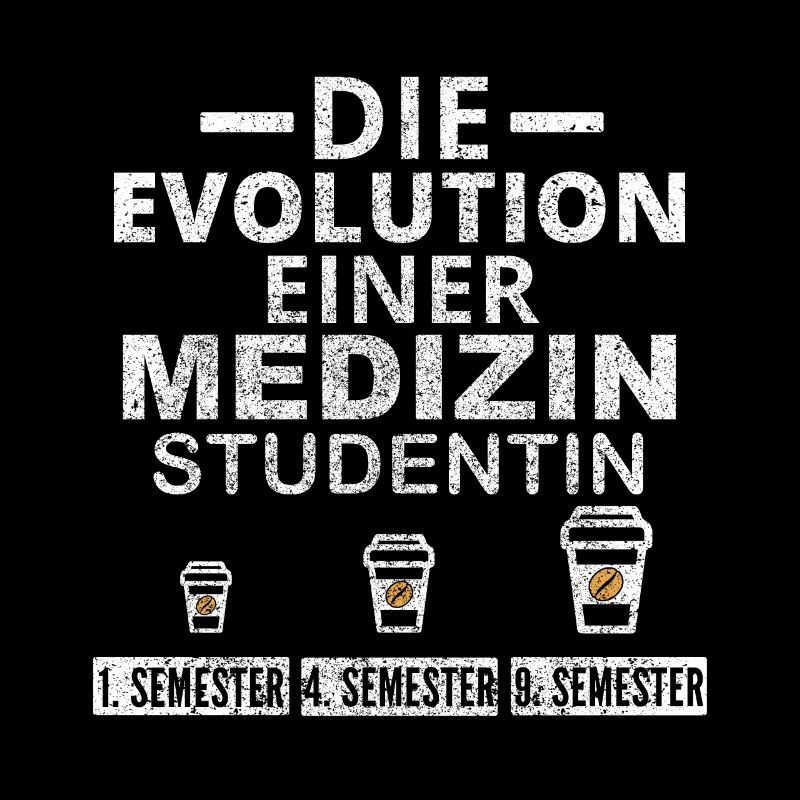Medicine student coffee evolution gift