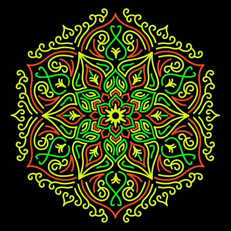 Fire Lotus Mandala