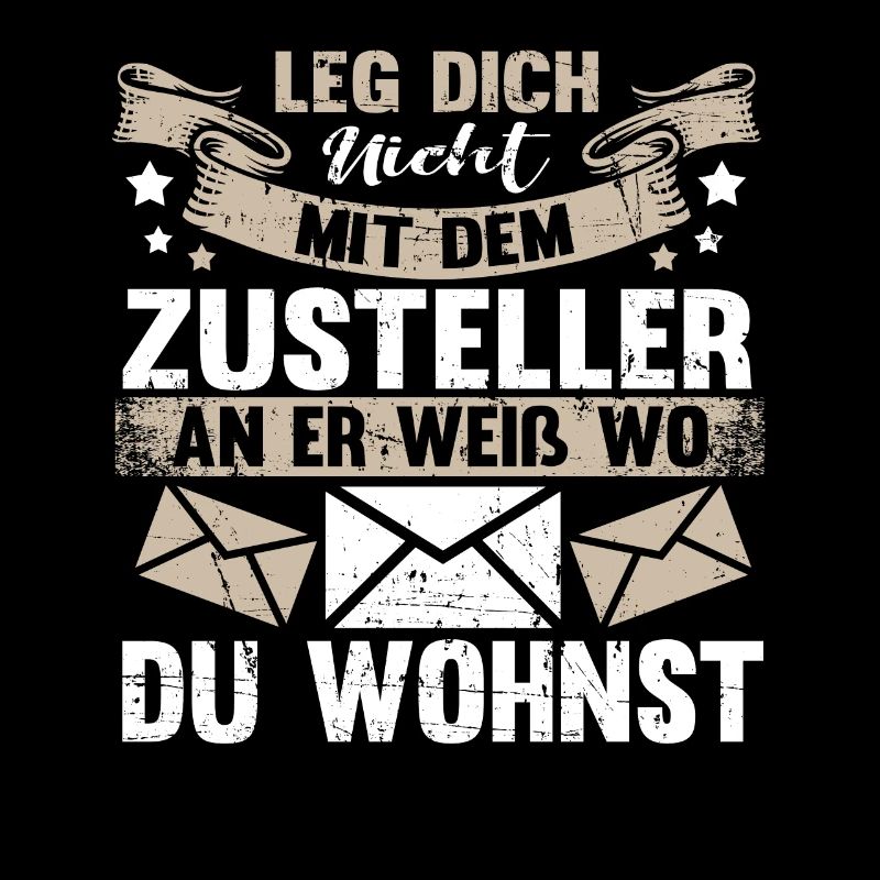 Briefträger Paketbote Lustig Postbote Geschenk