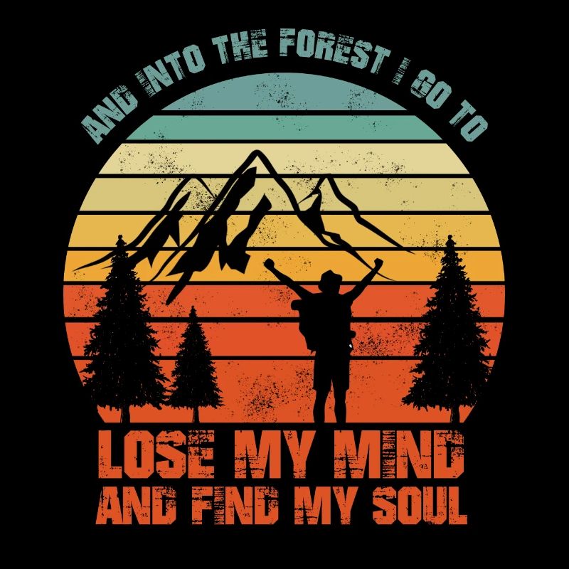 Dans la forêt, perds mon esprit, trouve mon âme