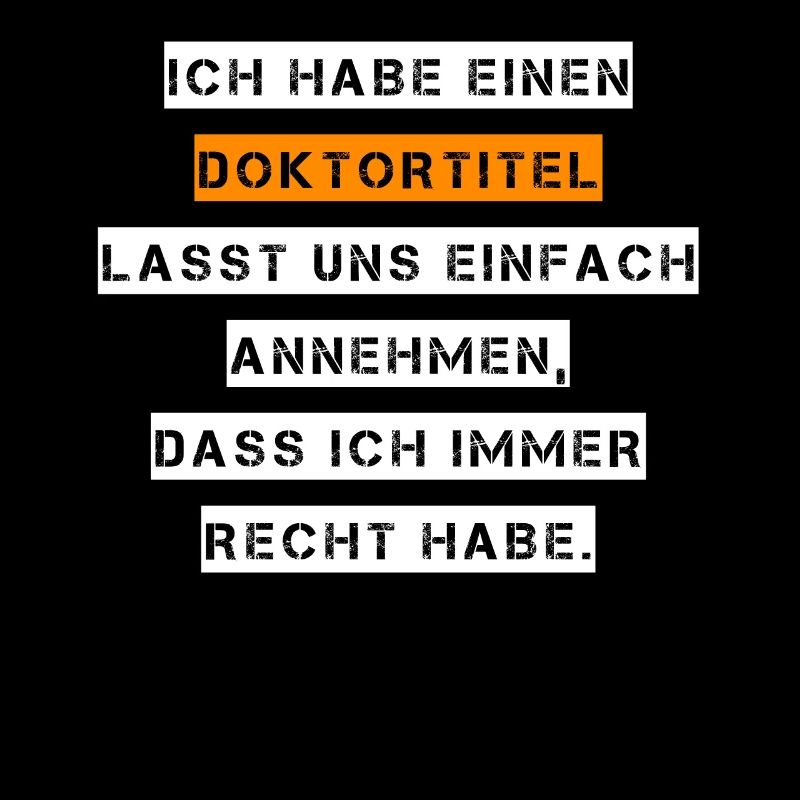 Lustig Doktortitel Spruch Doktor Geschenk