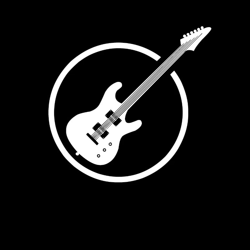 Gitarre und E-Gitarre Symbol