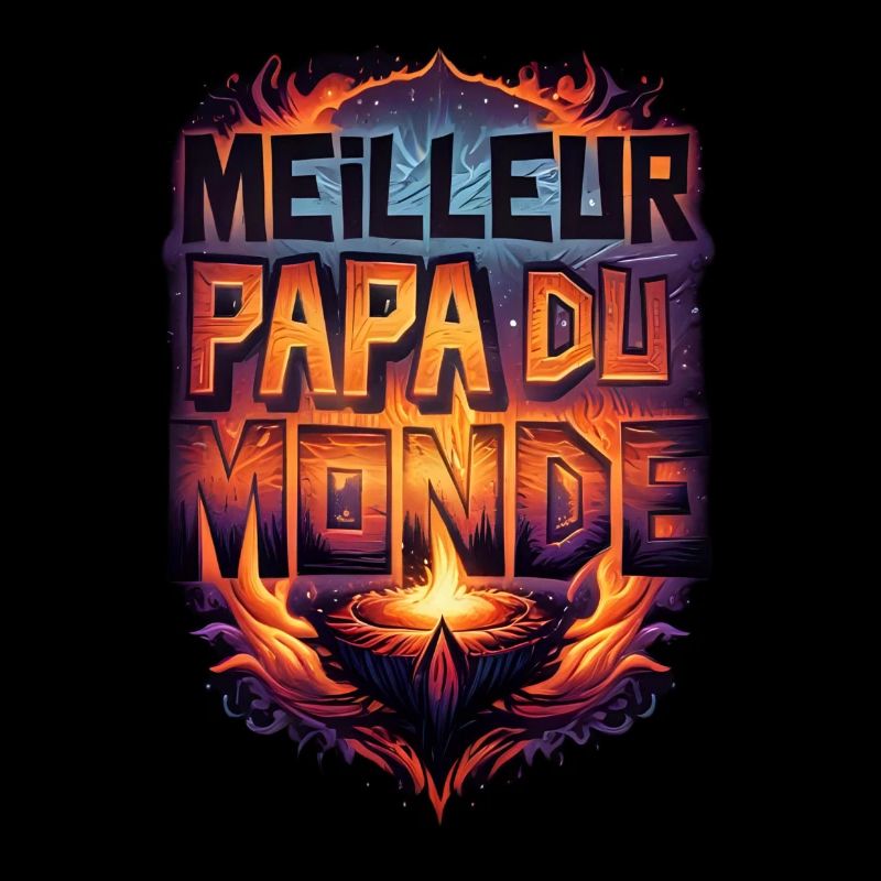 Meilleur papa du monde.