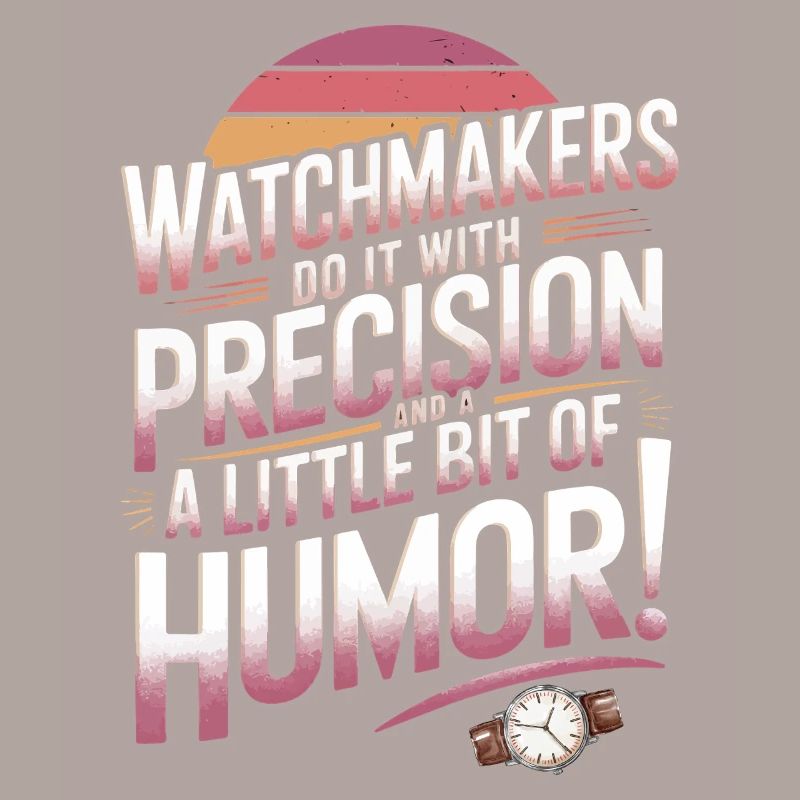 Watchmakers do it with precision and a little bit