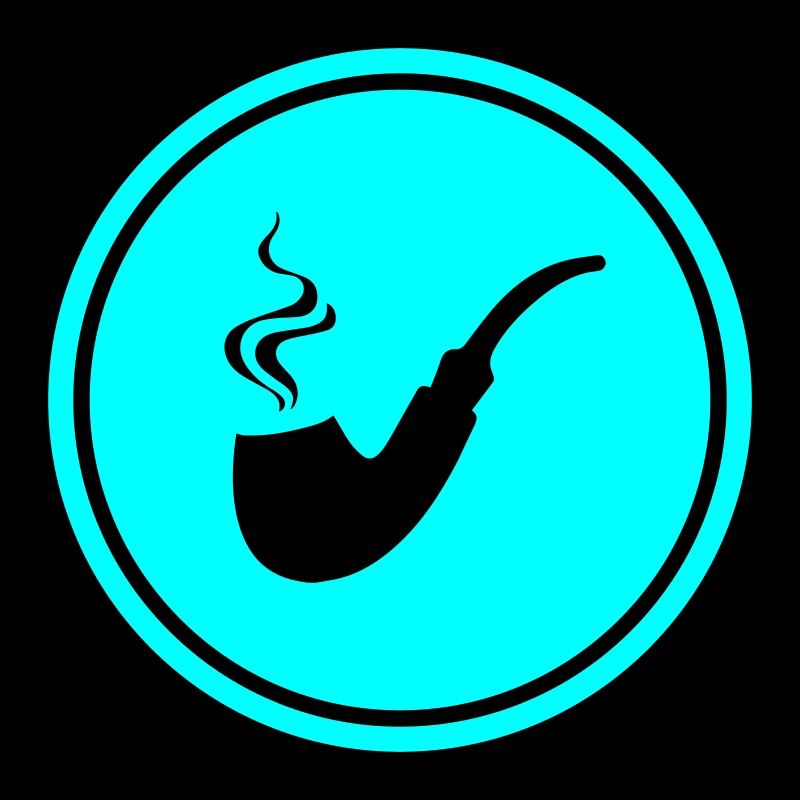 Smoking a pipe