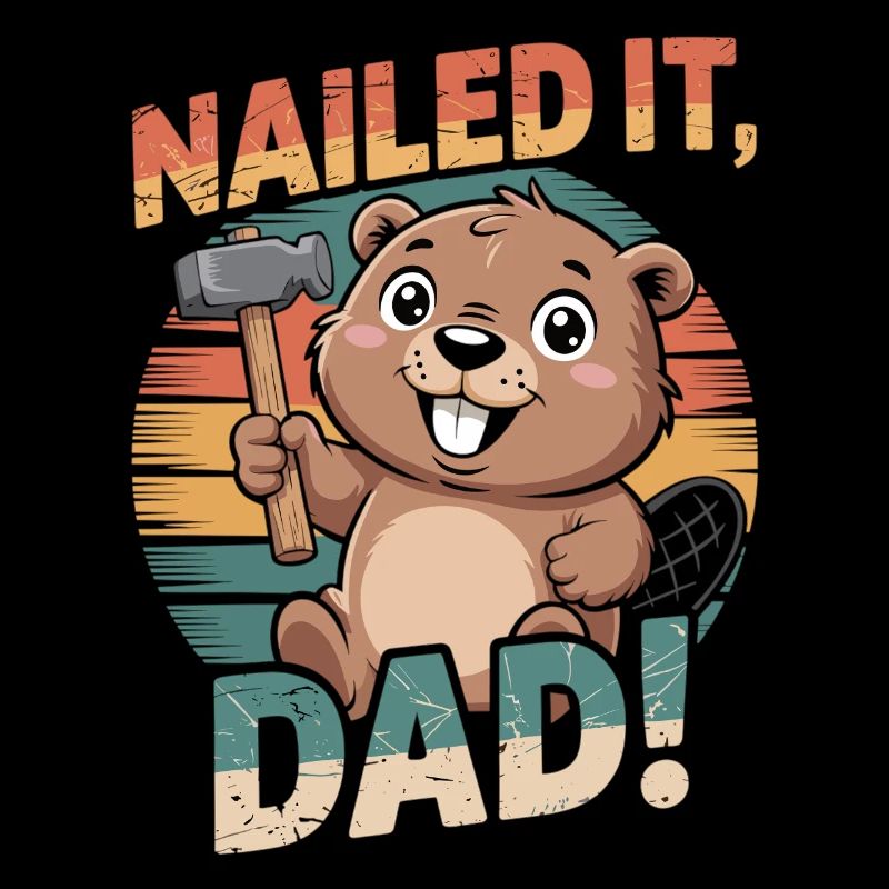Vatertags Shirt mit Hammer