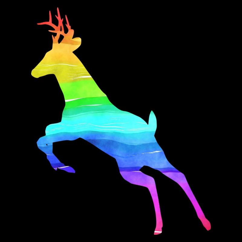 Rainbow Reindeer