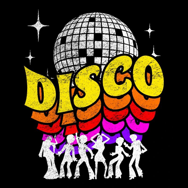 Vintage disco dancing