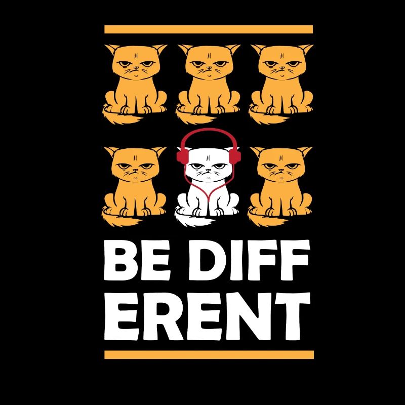 BE DIFFERENT KATZE KÄTZCHEN MIEZE MIAU MUSIK