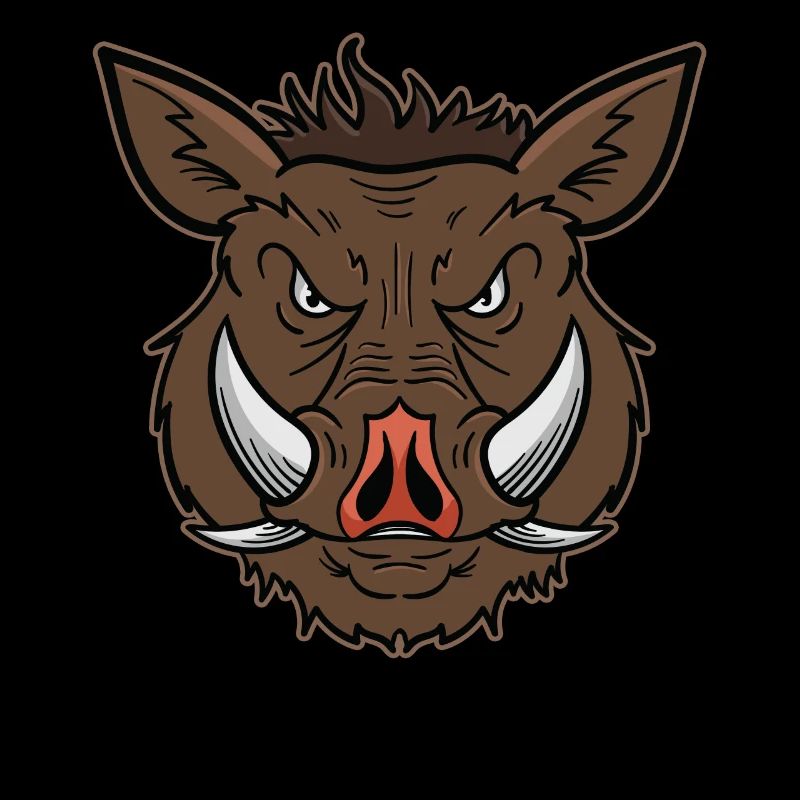 Warthog Face Graphic Comic Cool Cadeau