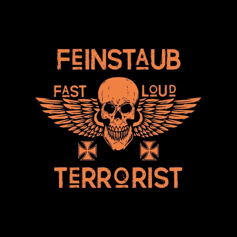 FEINSTAUB Terrorist Auto Fahrer Shirt