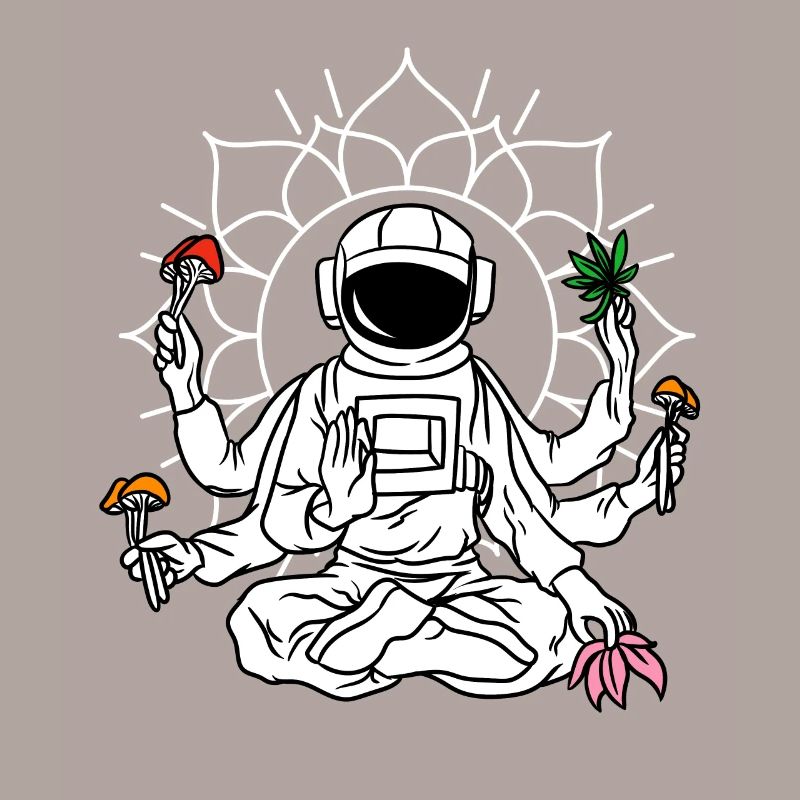 Astronaute Magic Mushrooms Psychedelic LSD