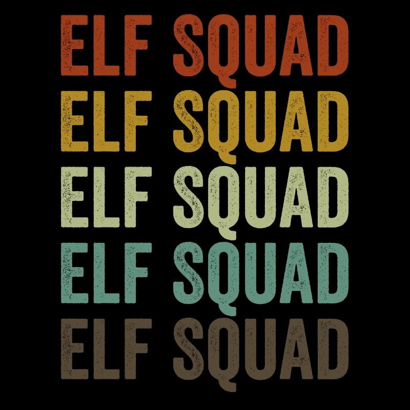 Elf Squad Elf Lovers Christmas Matching Elves