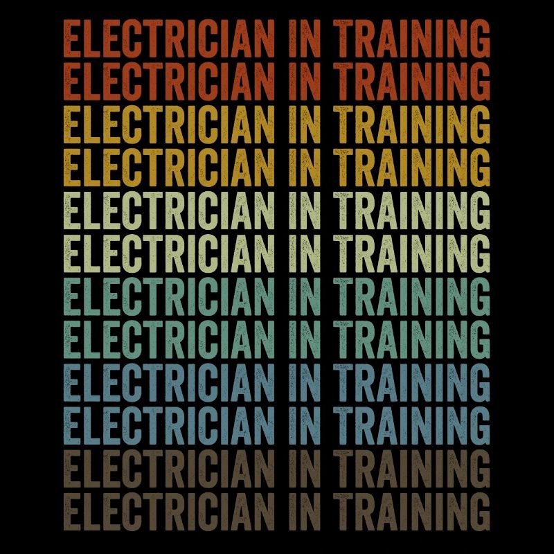 Electrician in training electrical engineer