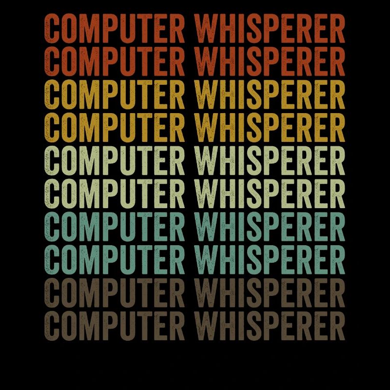 Computer Whisperer Computer Nerd IT Helpdesk