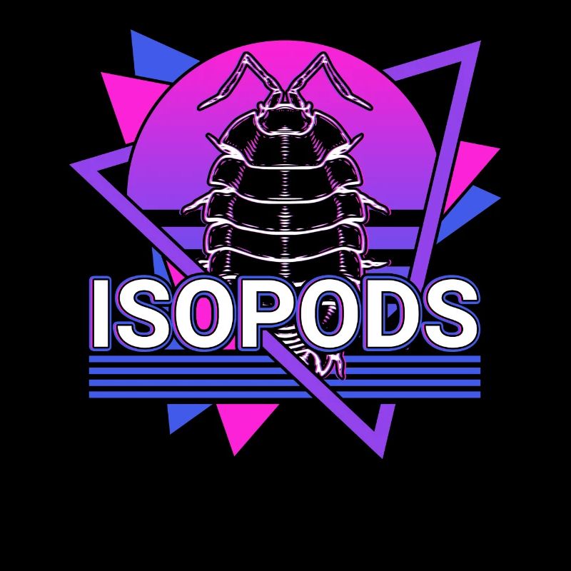 Isopodes Retro Vaporwave Isopode