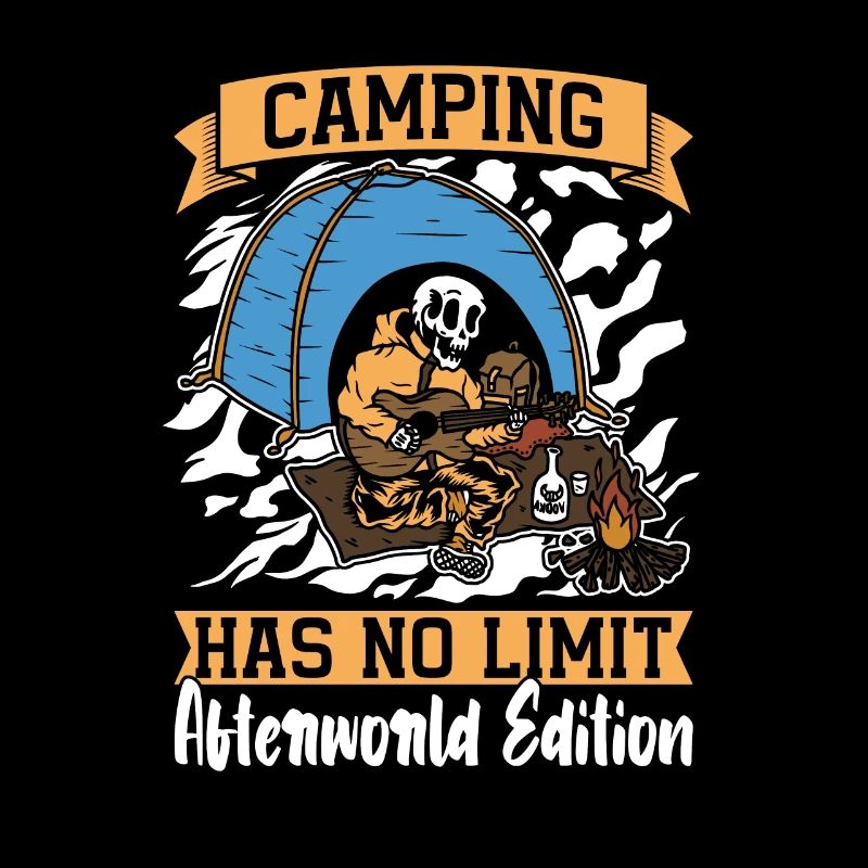 Tent Camping Camping Skeleton