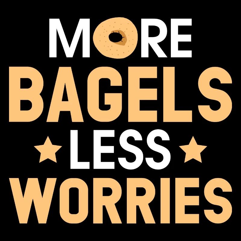 Bagel Spruch Geschenk