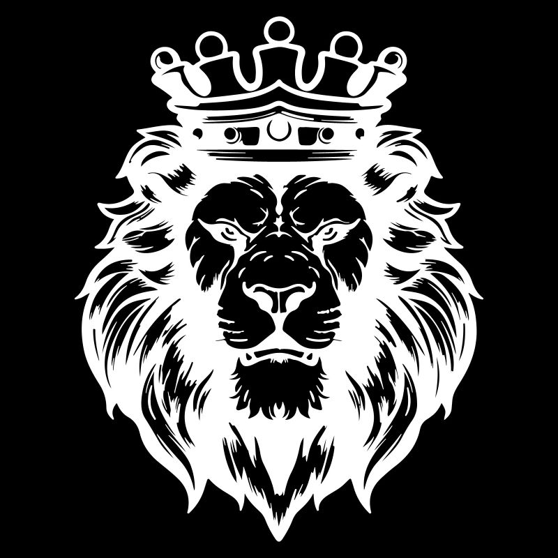 Lion Crown Head King