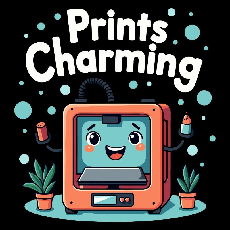 Funny 3D printer with pun