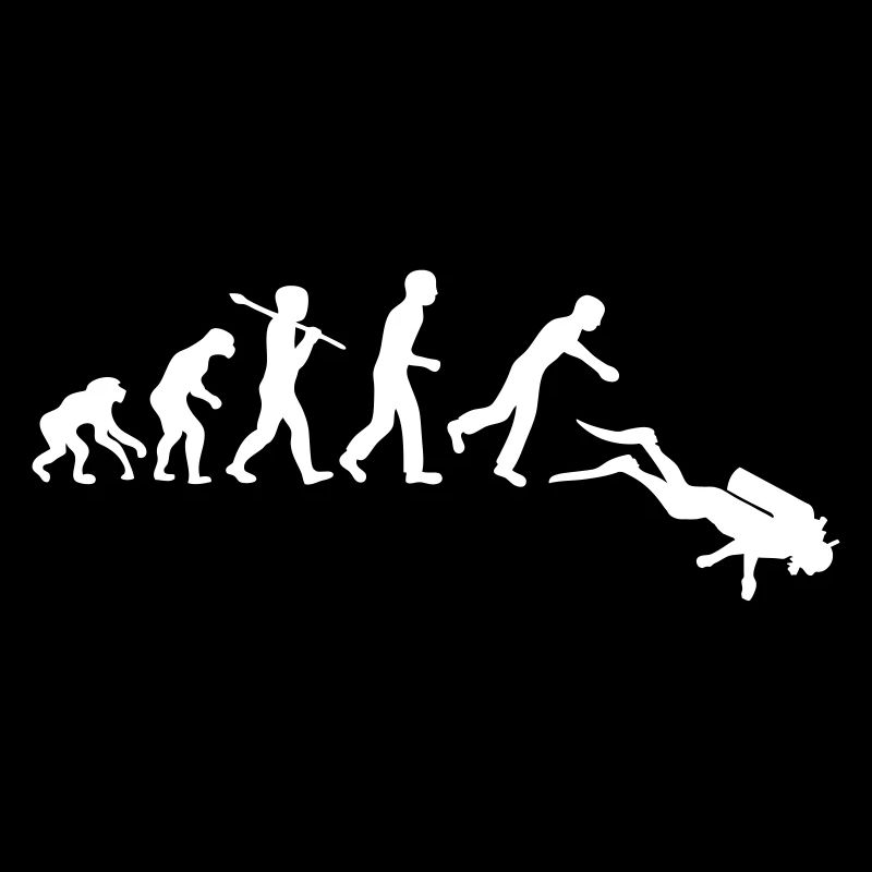 evolution des Menschen Tauchen