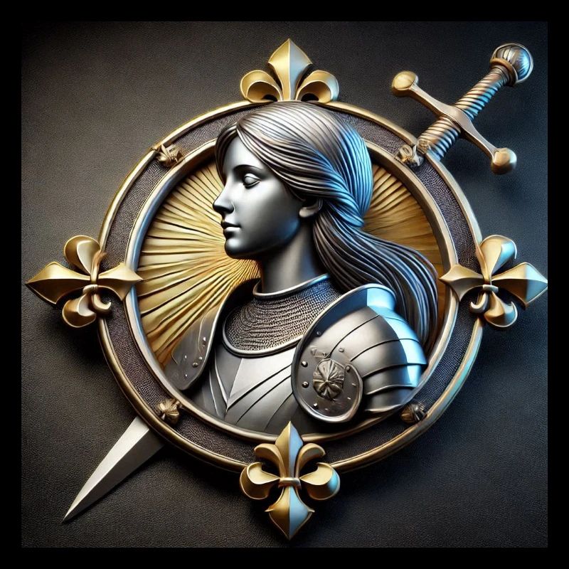 Jeanne d'arc fleur de lys