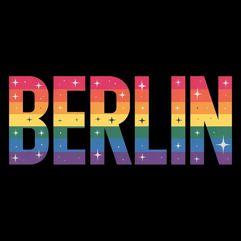 Berlin - Logo de la ville queer cool