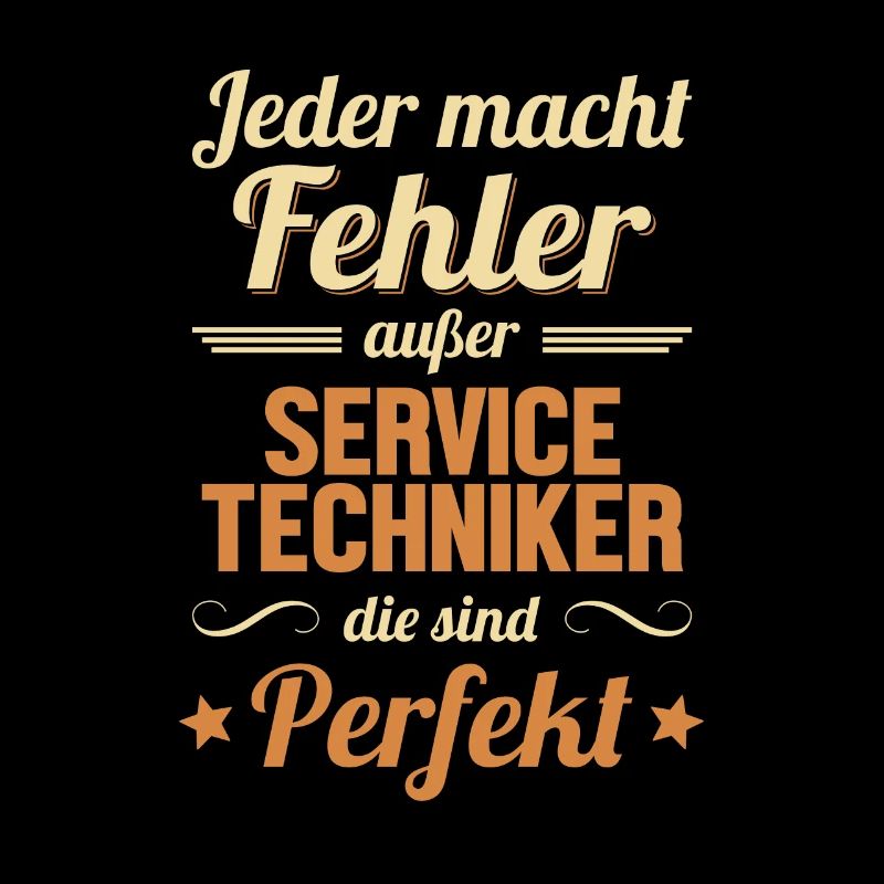 Servicetechniker sind Perfekt Techniker