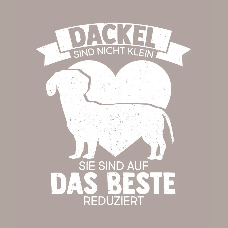 Dackel sind nicht klein, Sie sind auf das Beste Re