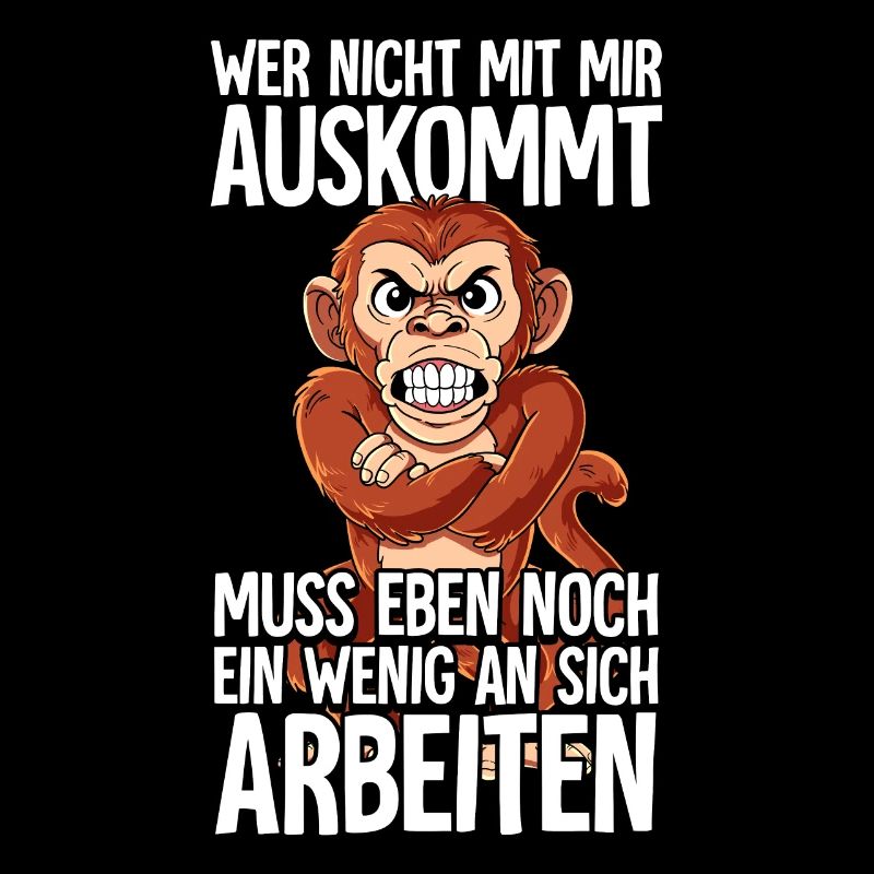 Affe Wer Nicht Mit Mir Auskommt